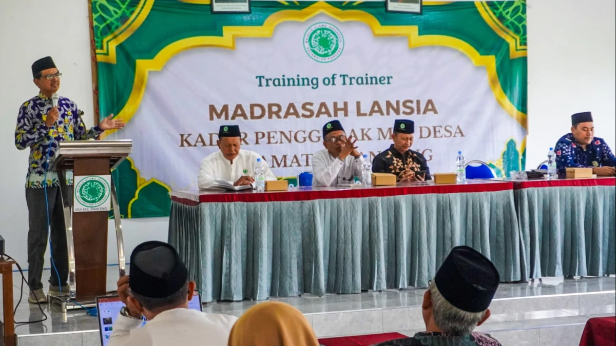 MUI Panceng Siapkan Kader Penggerak Desa untuk Jalankan Program Madrasah Lansia