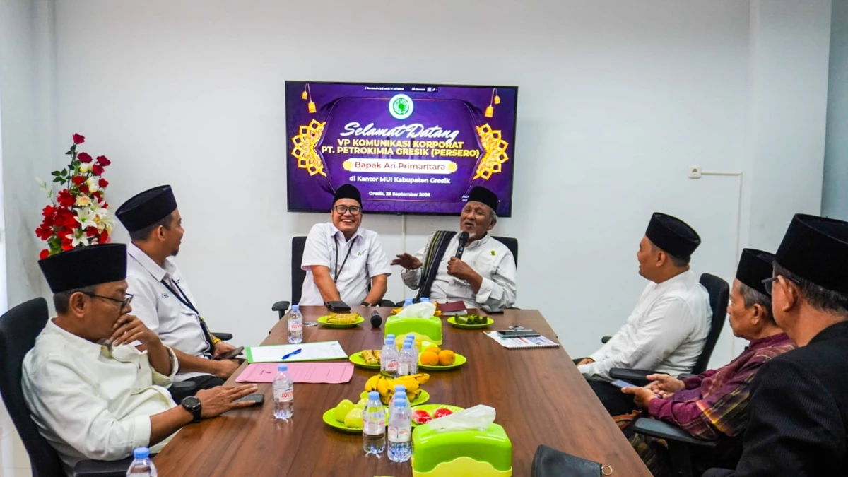 Tindak Lanjuti Kerja Sama, Petrokimia Gresik dan MUI Gresik Bahas Program Pemberdayaan Umat