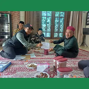 Coklit   ke Pengasuh Mambaus Sholihin, KH.Muhammad Maruf Berpesan Agar Penyelenggara Pemilu   Amanah