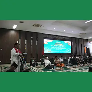 Begini Pesan Kiai Rofiq pada Doa Bersama Peringatan Kemerdekaan RI ke-80 di Mapolres Gresik