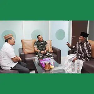 Sowan ke MUI Gresik, Komandan Kodim 0817 Bawa Pesan Jaga Persatuan