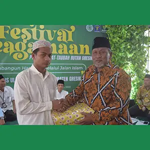 Alhamdulillah, Pesantren at-Taubah Mualafkan Seorang Warga Binaan Rutan Gresik