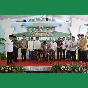 Berawal  dari  Angan-angan  Gus  Yani Mosok Gresik Gak Ndue Rek, Akhirnya Kantor Baru MUI Gresik  Diresmikan