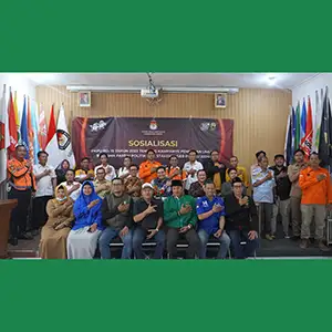 Hadirkan Partai Politik dan Stakeholder Pemilu, KPU Gresik Sosialisasikan Aturan Kampanye
