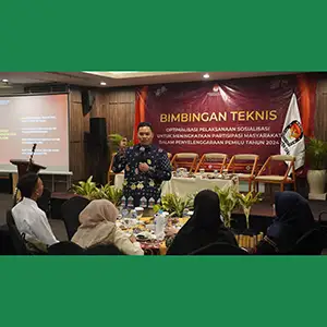 Pemilu 2024 Makin Dekat, KPU Gresik Undang PPK Agar Optimalkan Sosialisasi