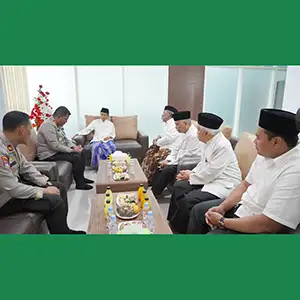 Kunjungi MUI, Kapolres Baru Komitmen Jaga Gresik Kota Santri