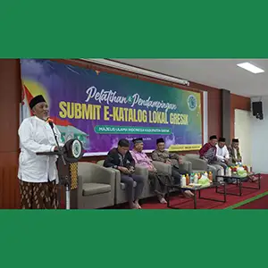 Naikkan Kelas UMKM Halal Binaan, MUI Gresik Buat Pelatihan Submit E-Katalog