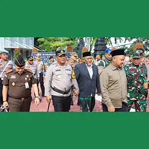 Jaga Kondisifitas, MUI Dukung Pengamanan Tahun Baru 2025 oleh Polres Gresik