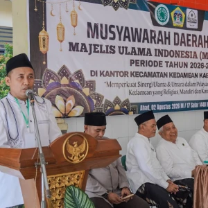 KH. M. Heri Prianto Kembali Pimpin MUI Kedamean, Teguhkan Khidmat untuk Umat