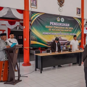 MUI Gresik Kukuhkan Kader Penggerak MUI Desa se-Kecamatan Manyar, Siapkan Khotib dan Dai Milenial