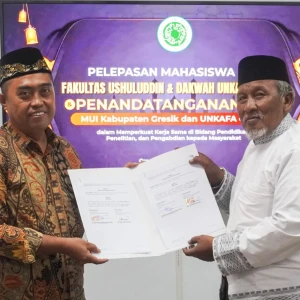 MUI dan UNKAFA Gresik Teken MoU Tentang Pengembangan Pendidikan, Penelitian dan Pengabdian Masyarakat